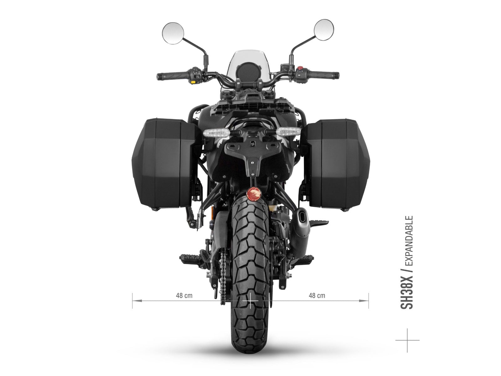 SHAD 3P Pannier Rack for Royal Enfield Himalayan Mana Black 450 (26)