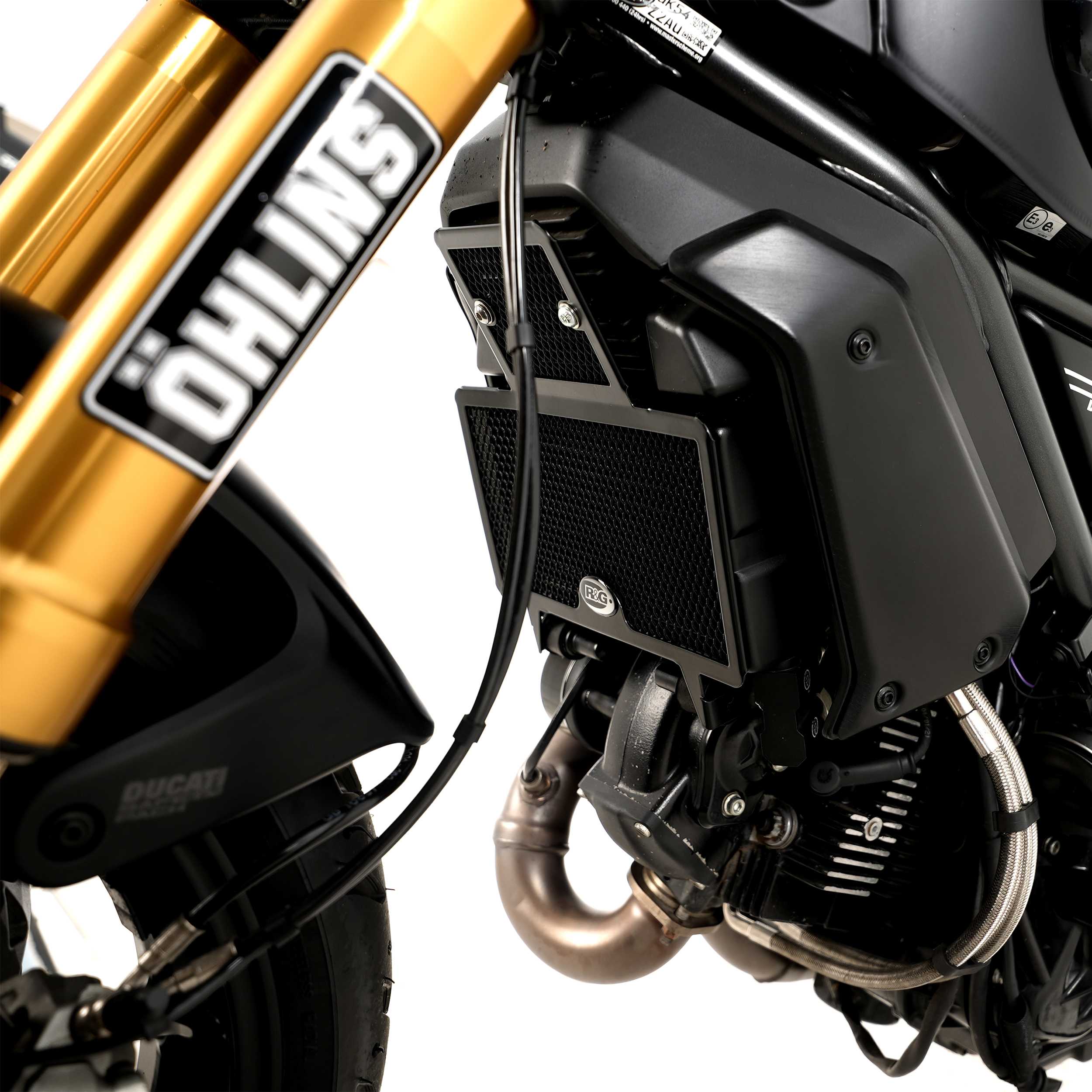 R&G Radiator Guard Black for Ducati Scrambler 1100 Pro (20-25)