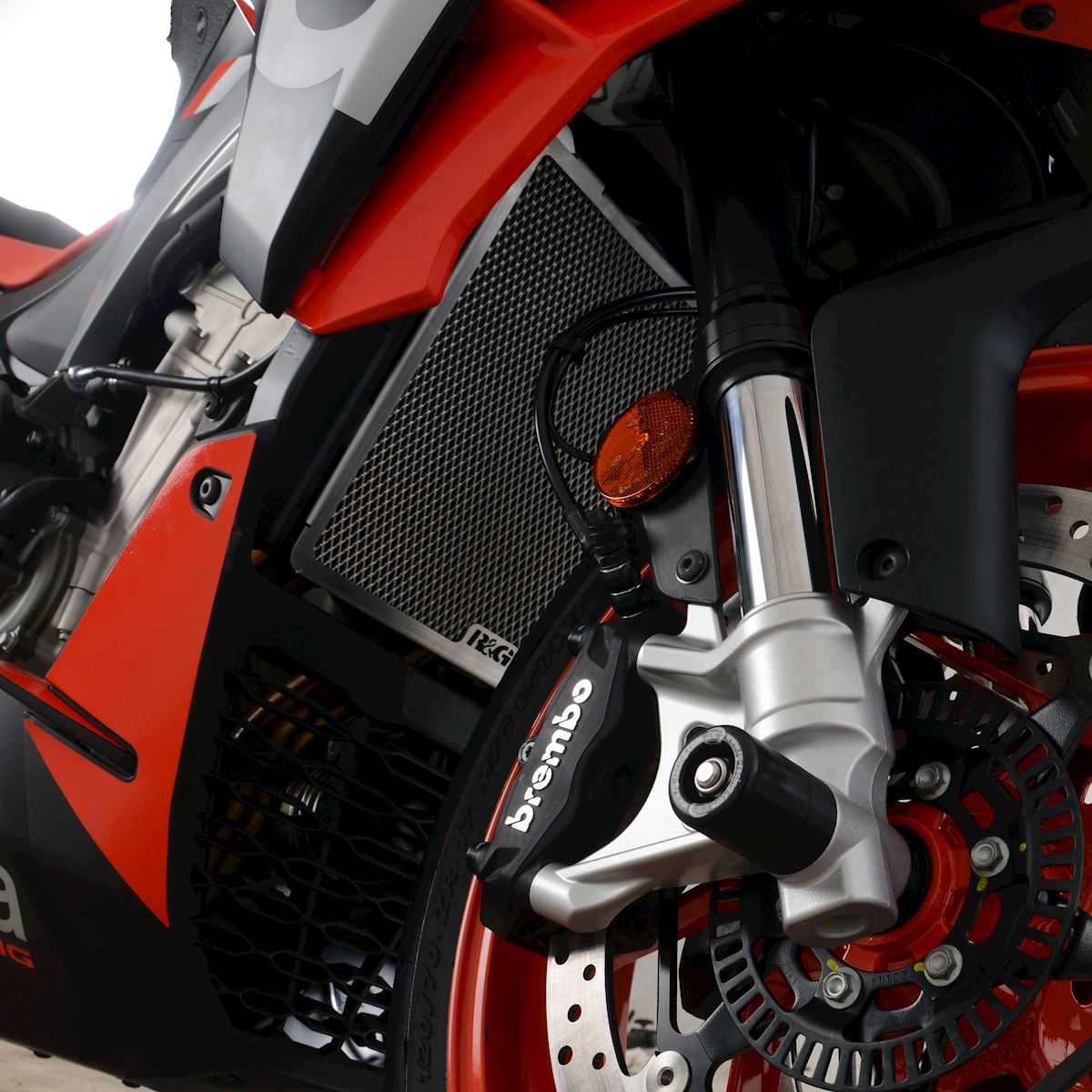 R&G Radiator Guard Titanium for Aprilia RS 660 (21-26) Main image