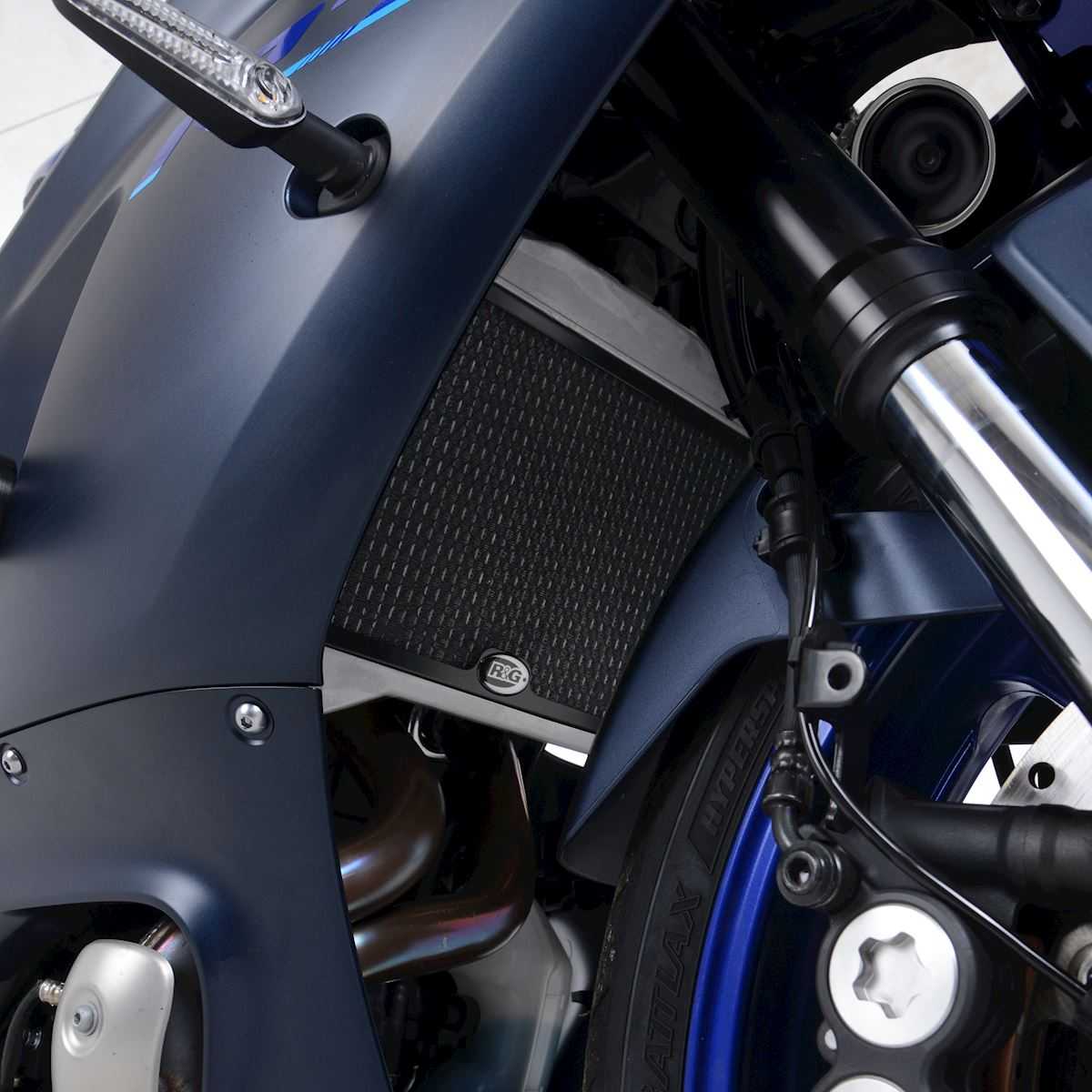 R&G Radiator Guard Black for Yamaha R7 (22-25)