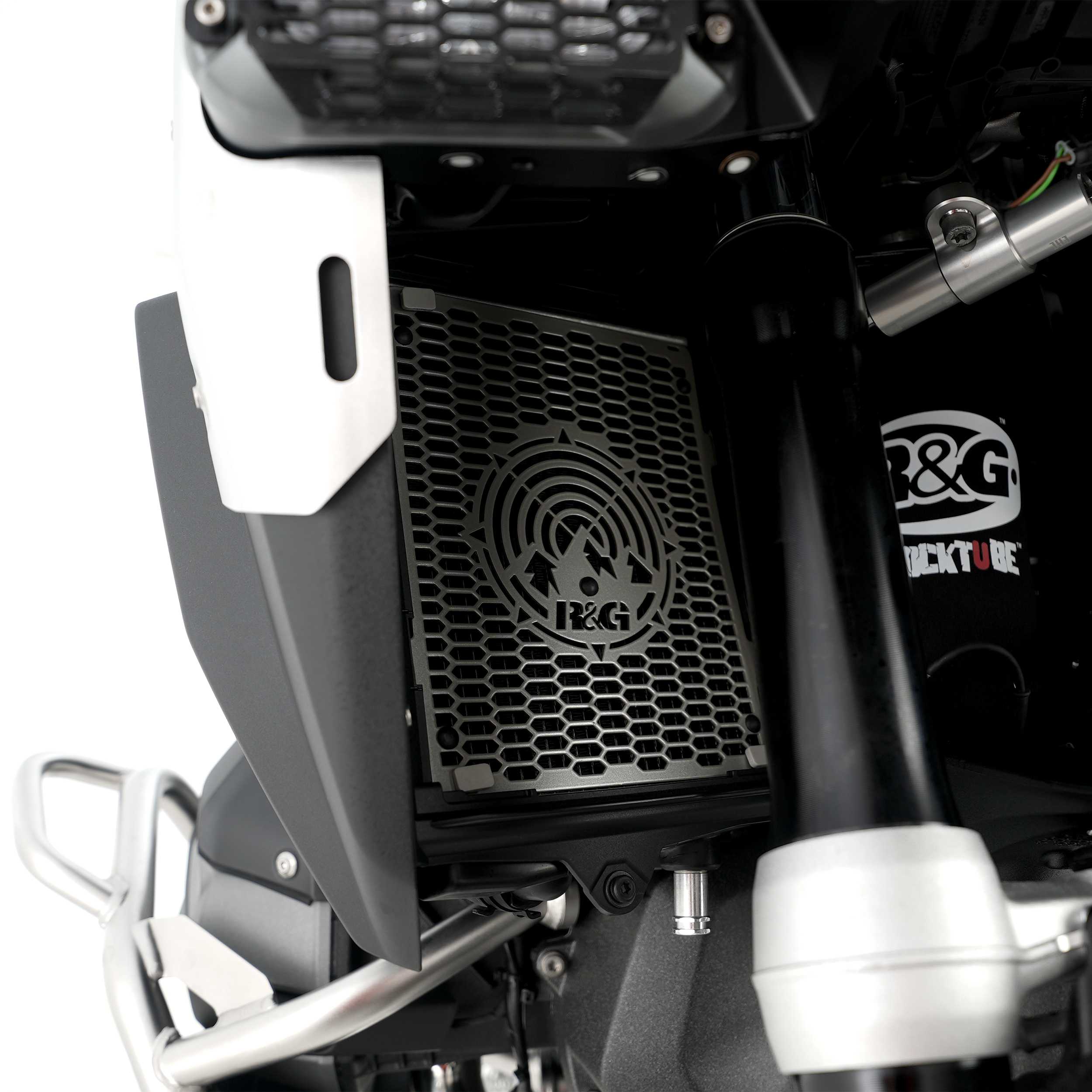 R&G Pro Radiator Guard Titanium for BMW R1300 GS Adventure (24-26)