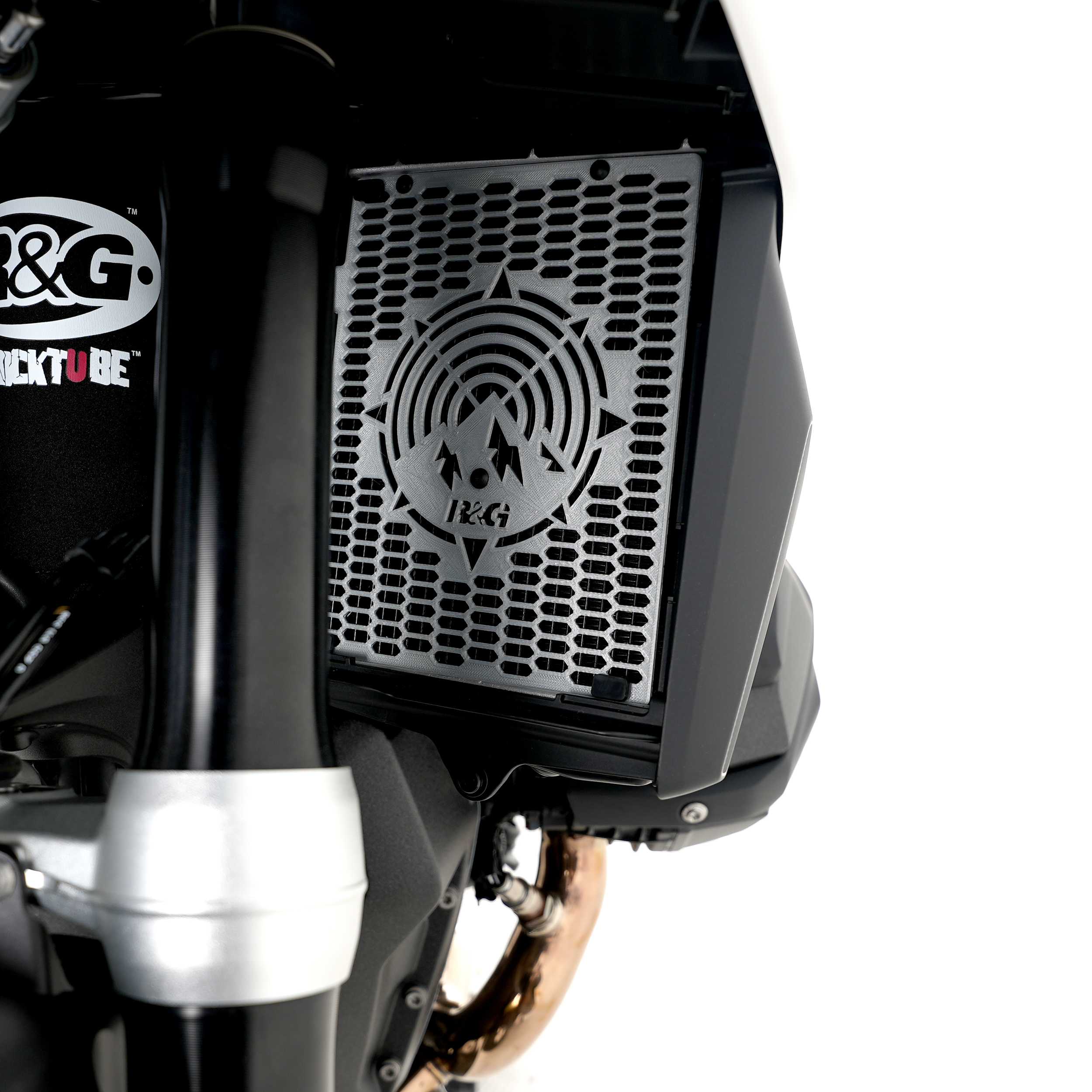R&G Pro Radiator Guard Titanium for BMW R1300 GS Adventure (24-26)