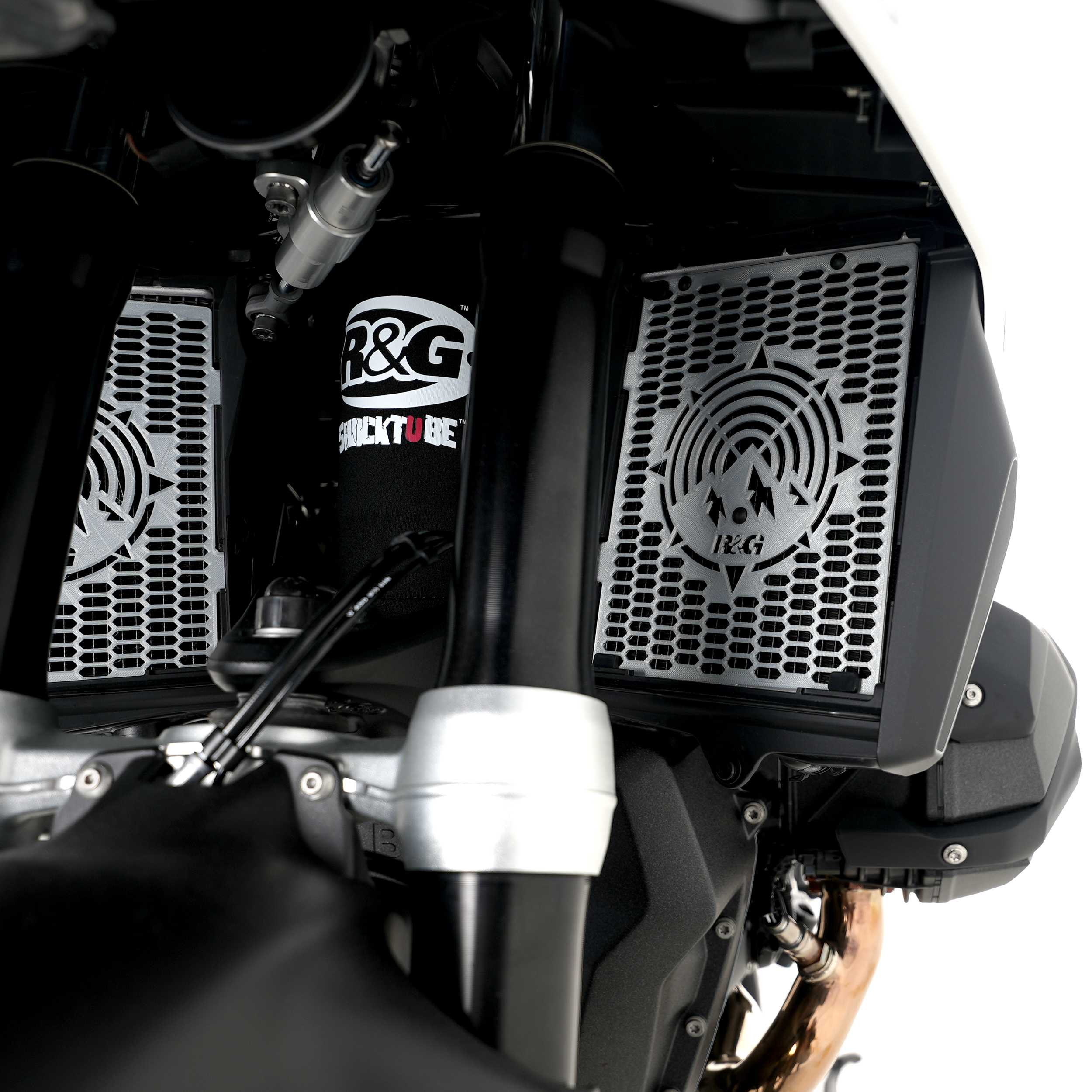 R&G Pro Radiator Guard Titanium for BMW R1300 GS Adventure (24-26)
