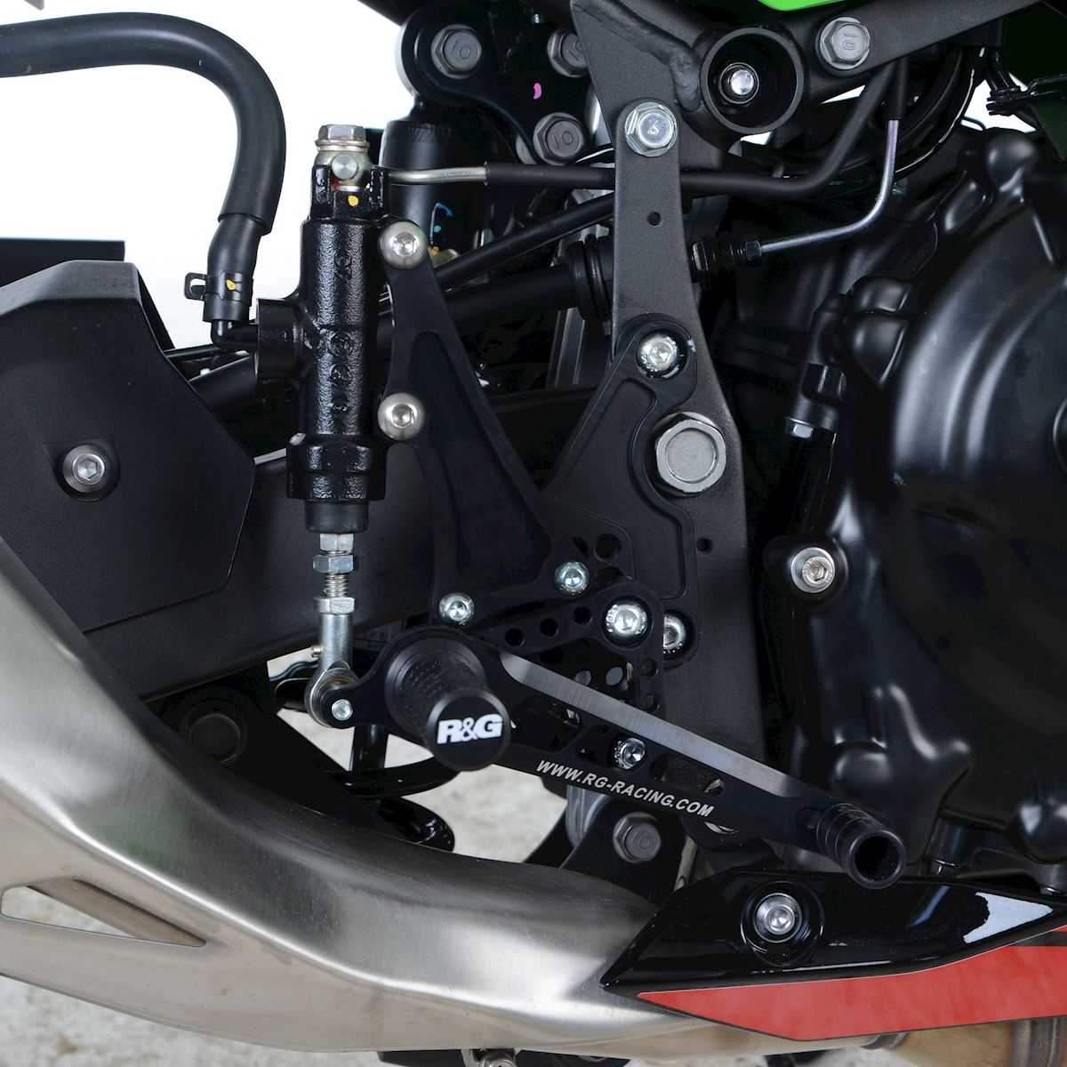 R&G Adjustable Rearsets for Kawasaki Ninja 400 (18-26)