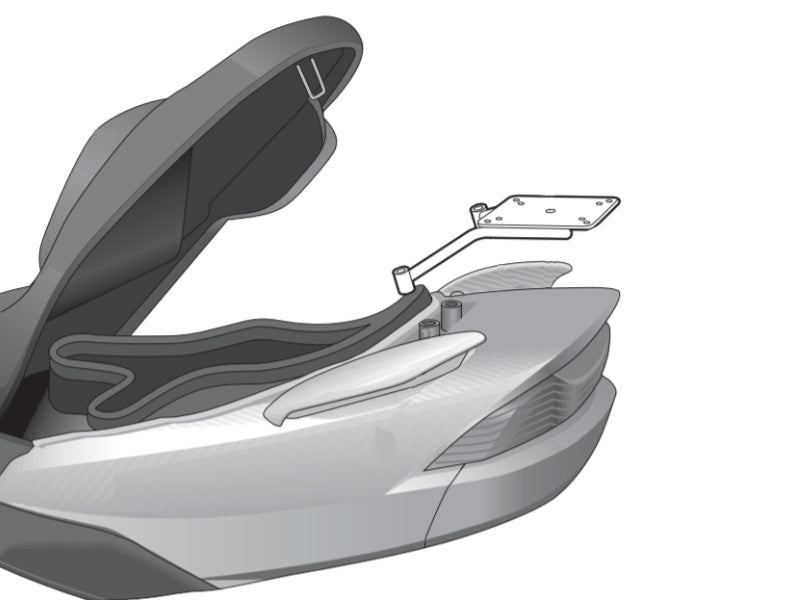 SHAD Top Box Rack for Suzuki Burgman 125 (02-06)