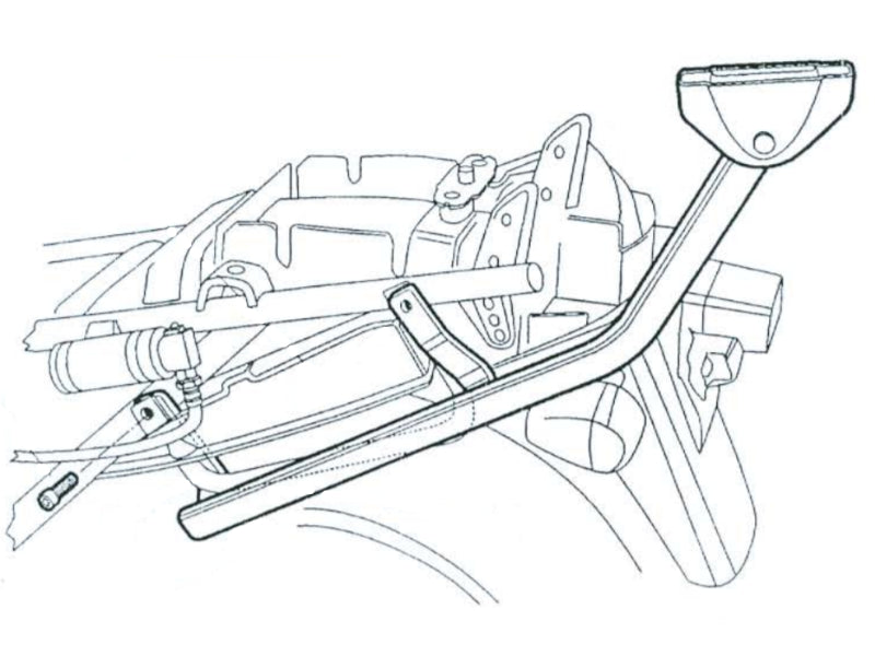SHAD Top Box Rack for Suzuki GSX750F (98-02) Main image