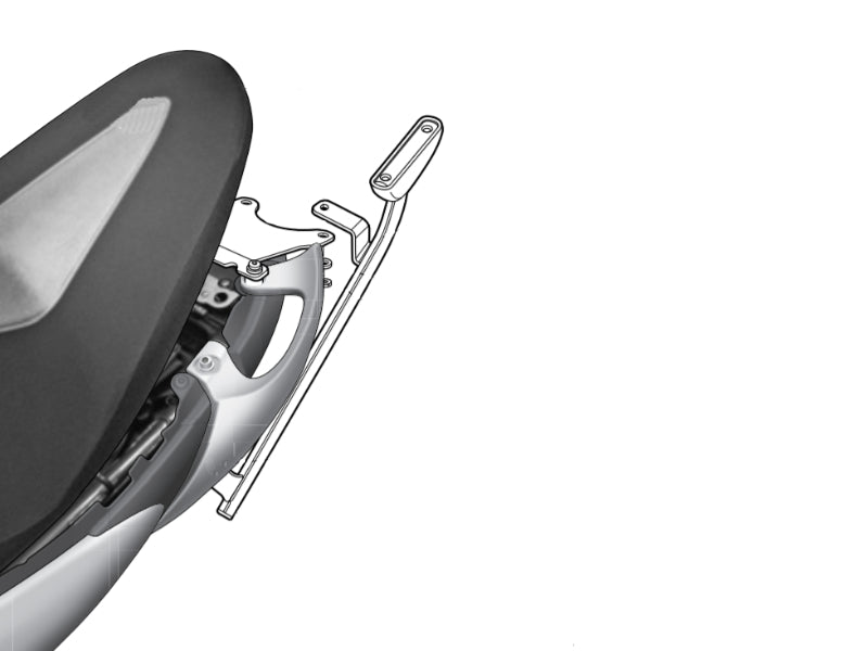 SHAD Top Box Rack for Suzuki Gladius 650 (09-16)