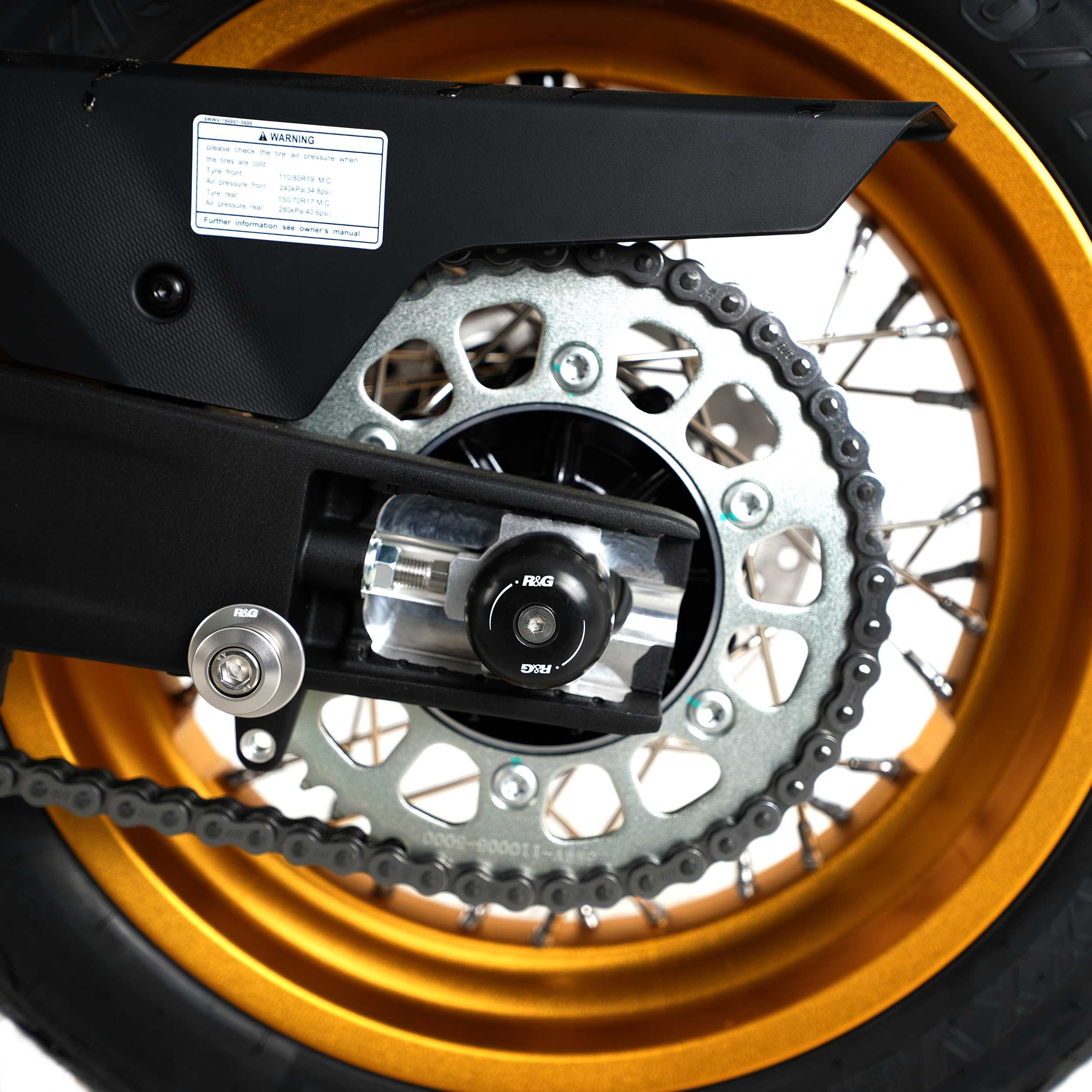 R&G Swingarm Protectors Black for KTM 890 Adventure (20-22)