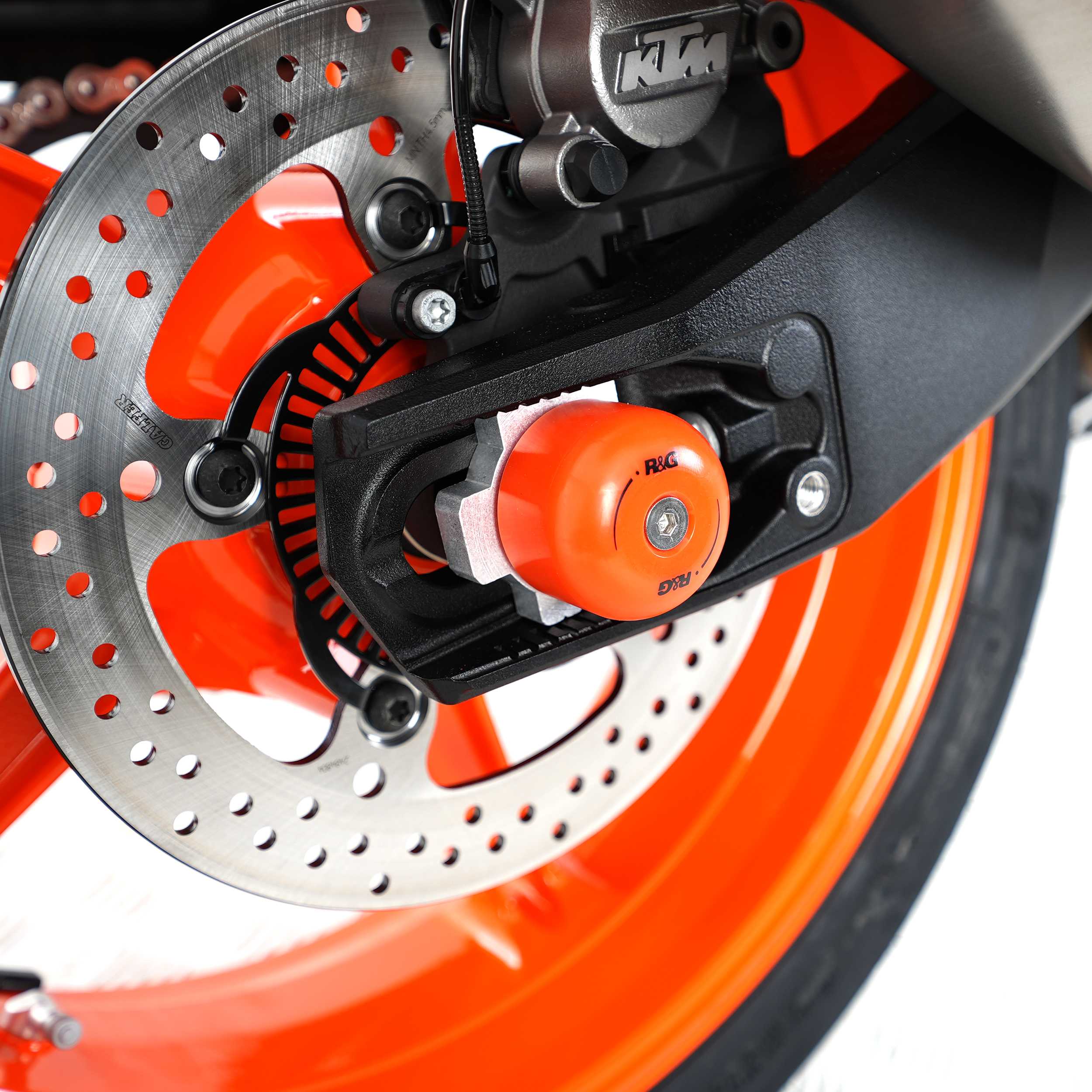 R&G Swingarm Protectors Black for KTM 1290 Super Adventure R (21-24)