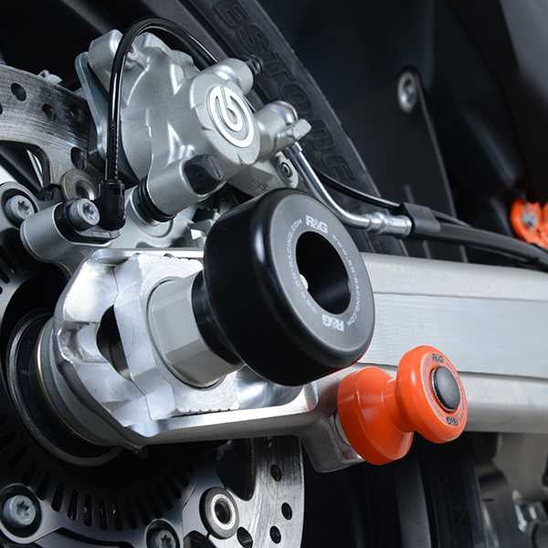 R&G Swingarm Protectors Black for KTM 690 SMC R (19-25)
