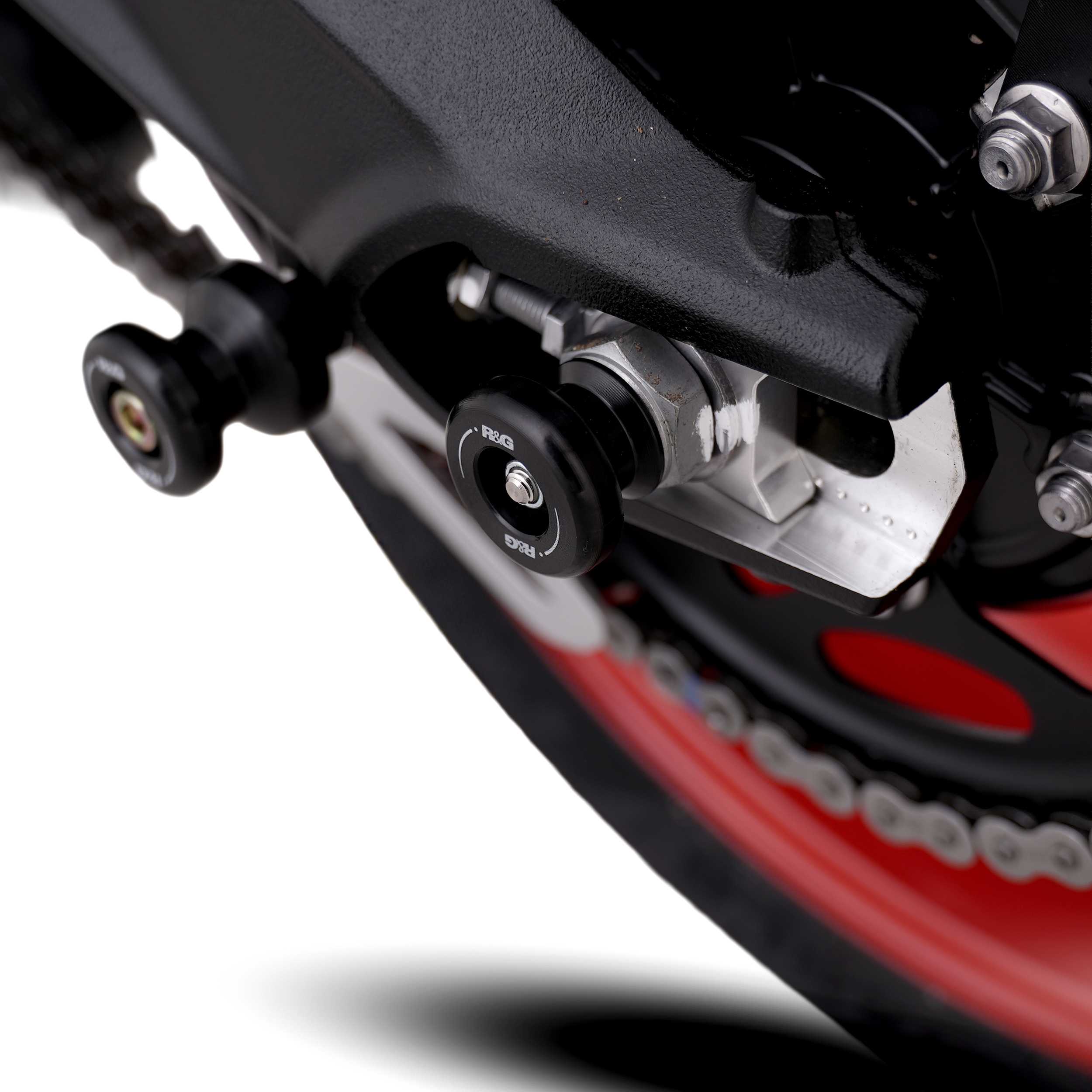 R&G Spindle Swingarm Protectors for Triumph Street Triple 675 S (17-22)