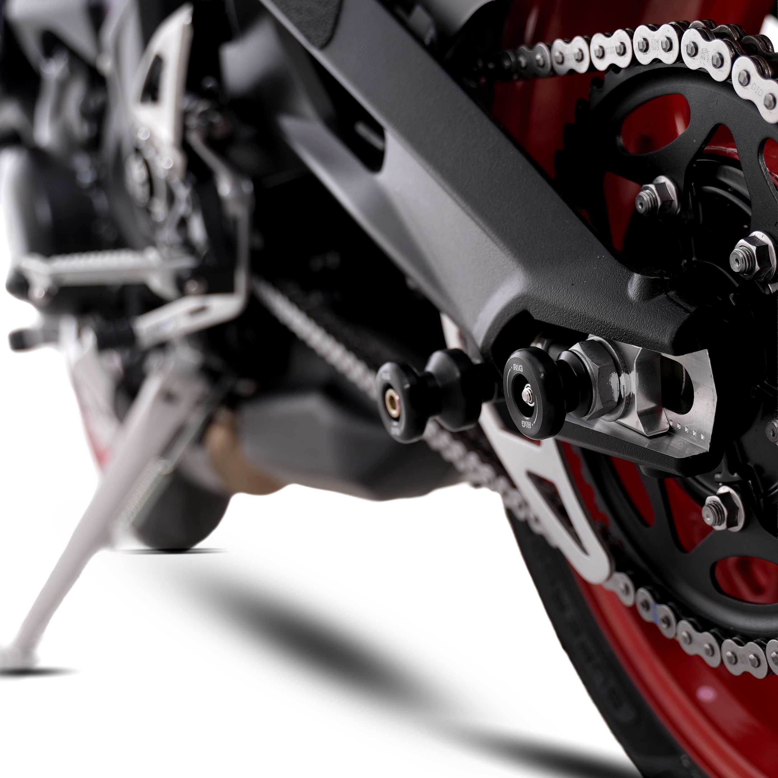 R&G Spindle Swingarm Protectors for Triumph Street Triple 675 S (17-22)
