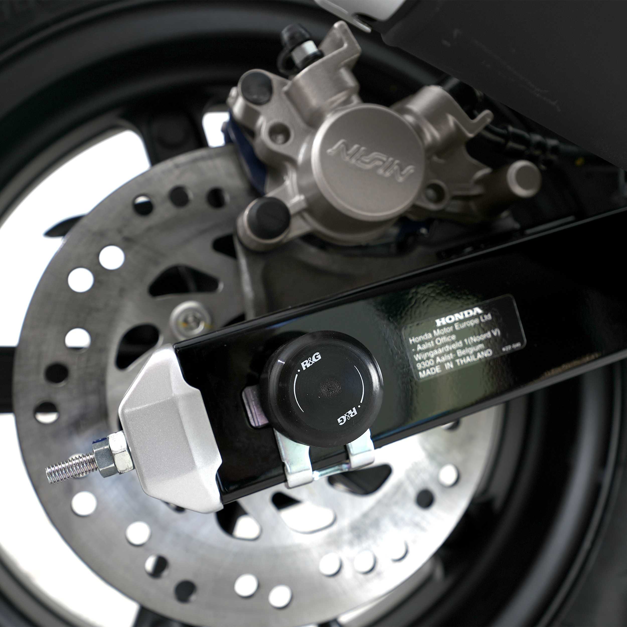 R&G Spindle Swingarm Protectors for Honda MSX125 Grom (13-26)
