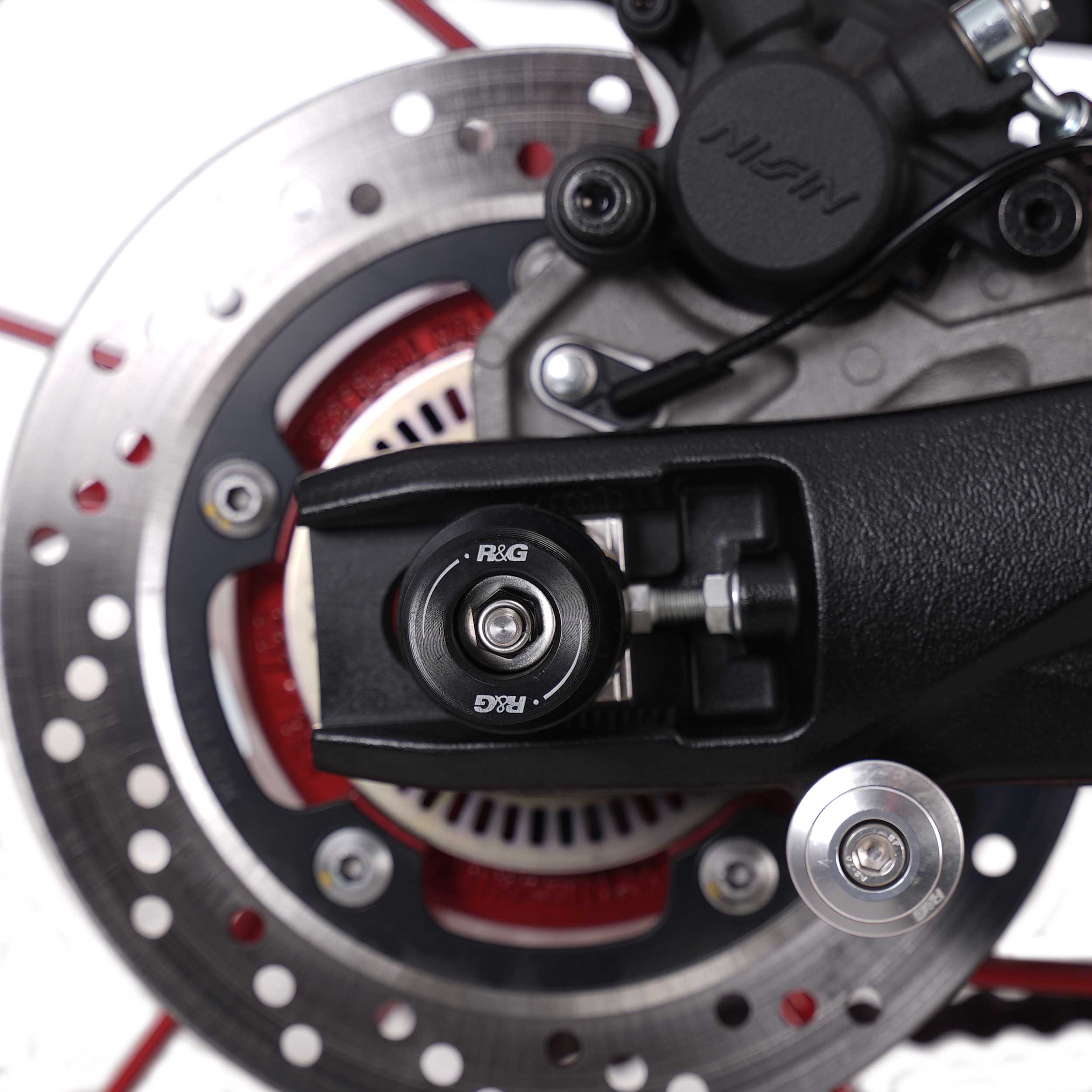 R&G Spindle Swingarm Protectors for Suzuki GSX-8TT (25-26)