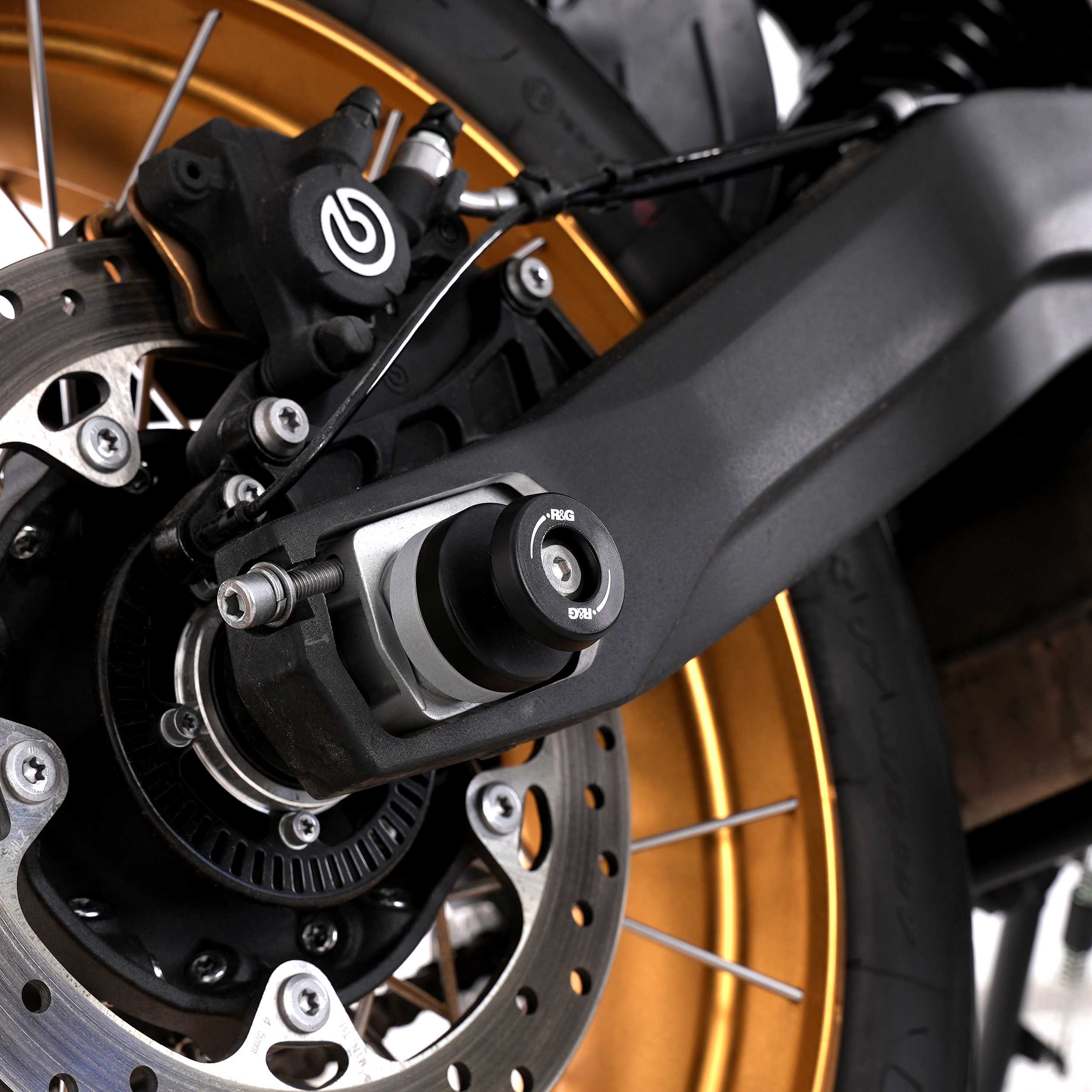 R&G Spindle Swingarm Protectors for Voge DSX900 (24-26)
