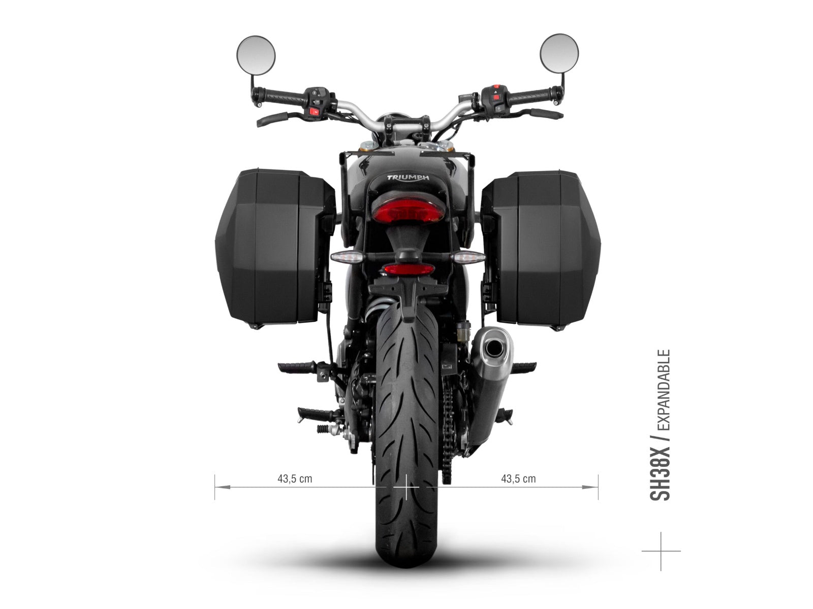 SHAD 3P Pannier Rack for Triumph Speed 400 (25-26)