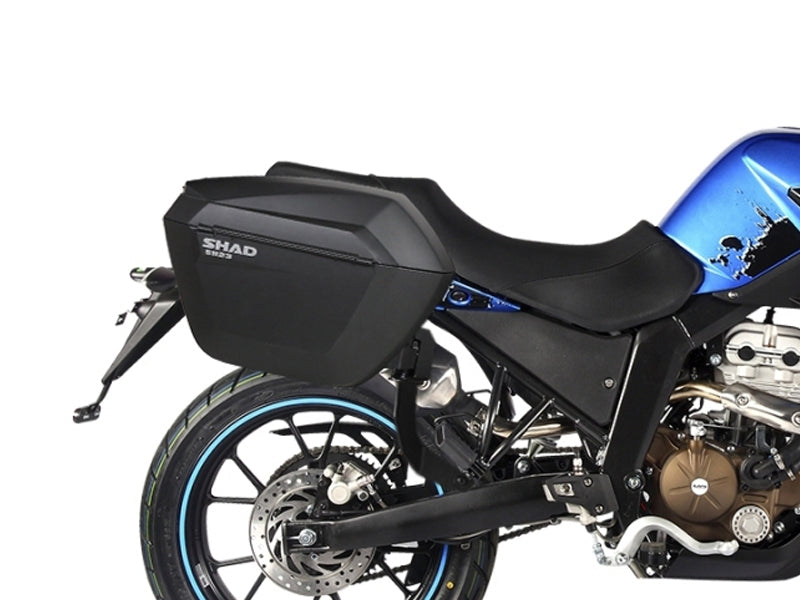 SHAD 3P Pannier Rack for Malaguti Dune 125 Adventure/X Black Edition (18-26)