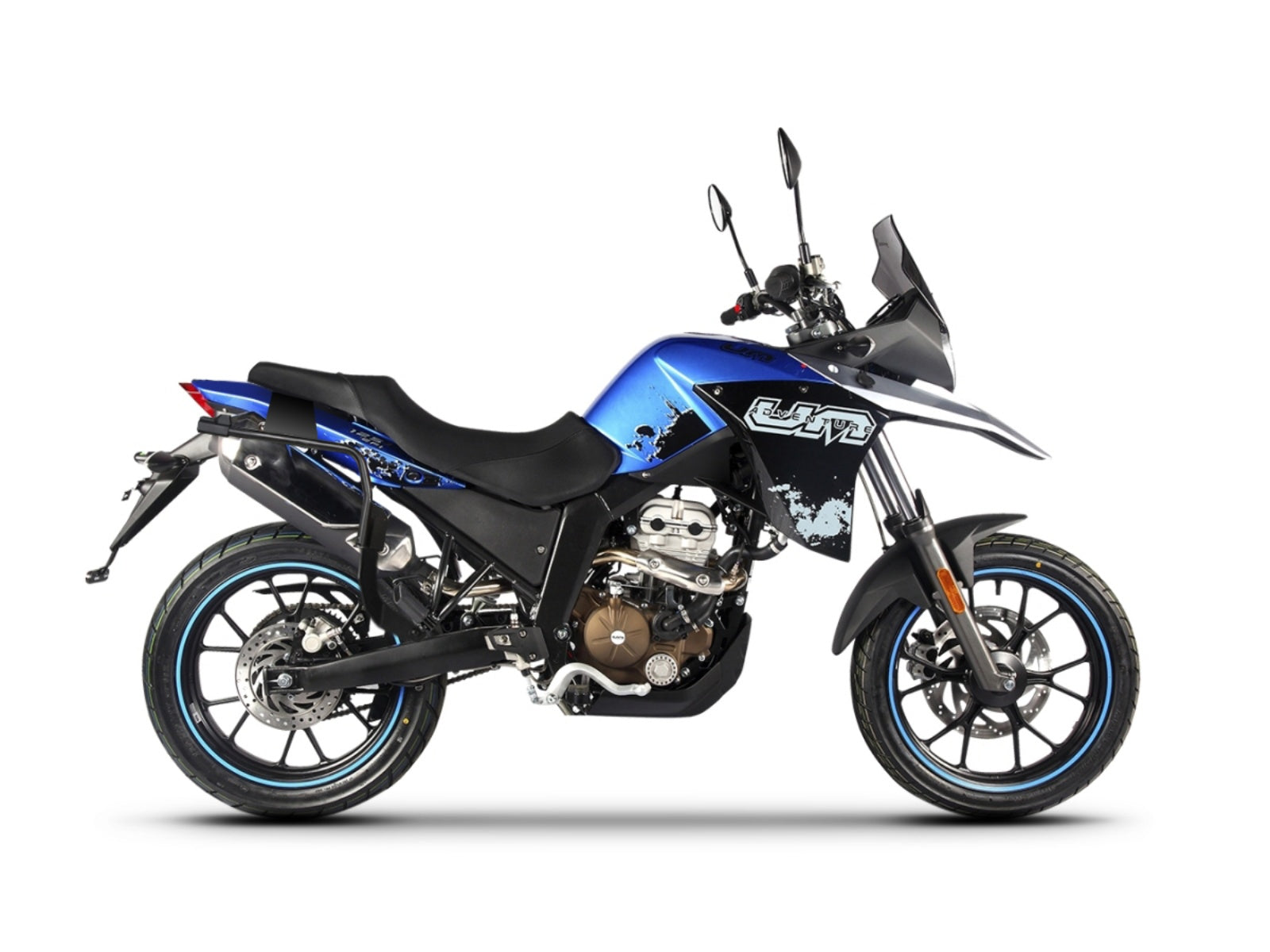 SHAD 3P Pannier Rack for Malaguti Dune 125 Adventure/X Black Edition (18-26)