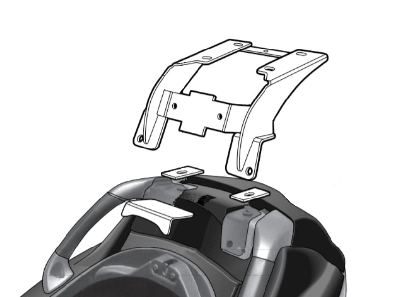 SHAD Top Box Rack for Piaggio MP3 400 (07-21)