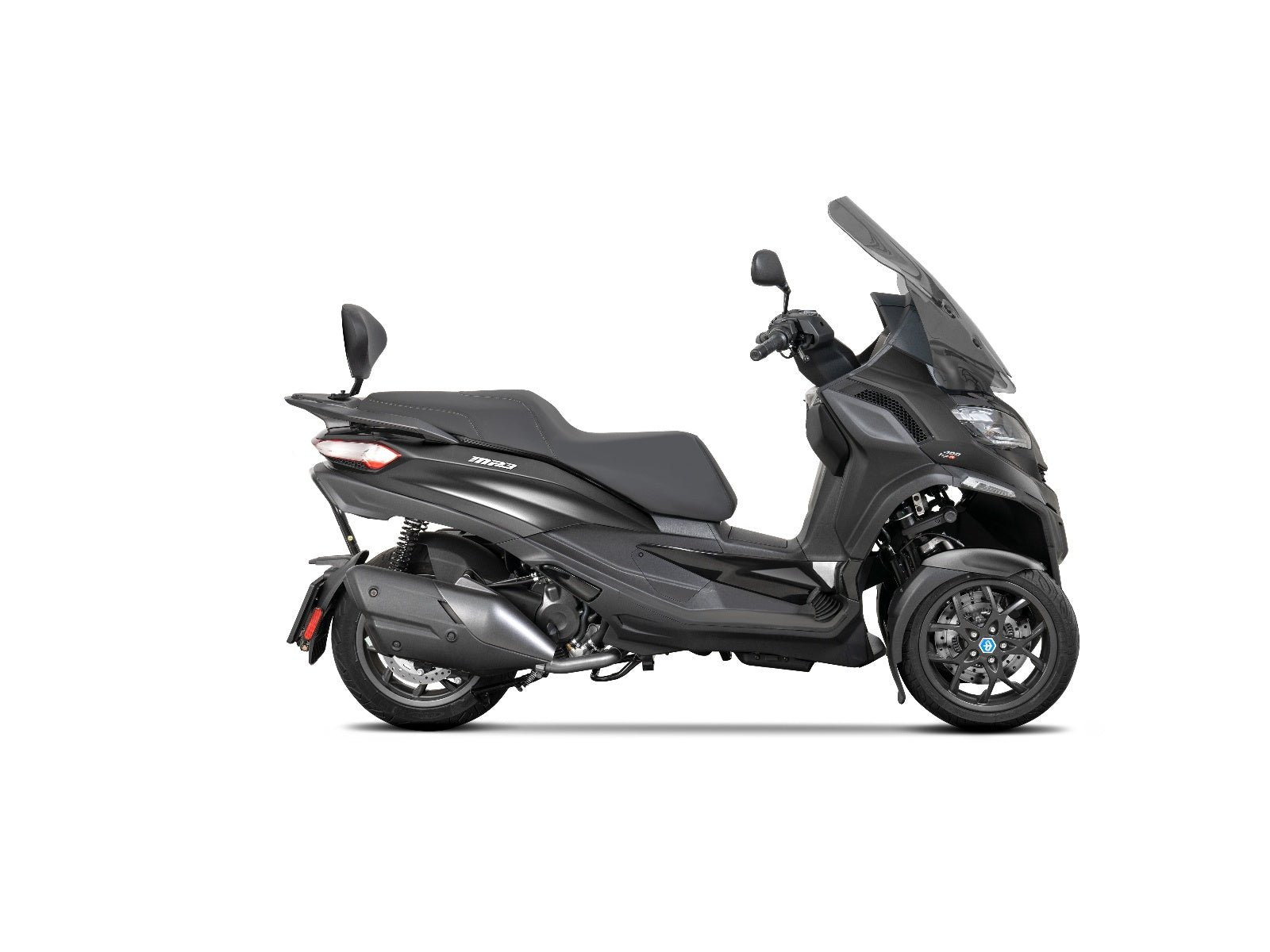 SHAD Backrest & Sissybar for Piaggio MP3 530 Exclusive (22-25)