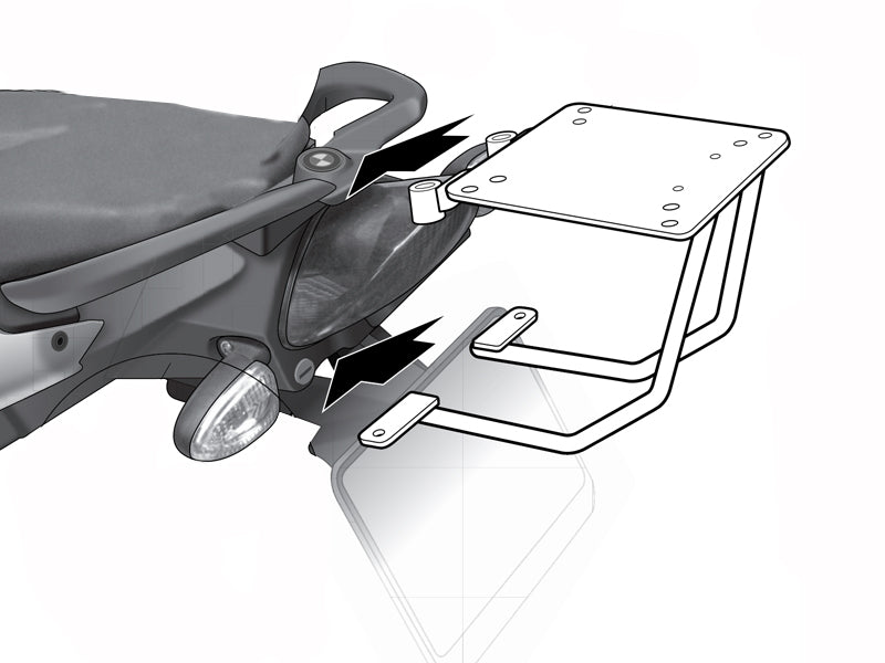 SHAD Top Box Rack for BMW F800 R (09-15)