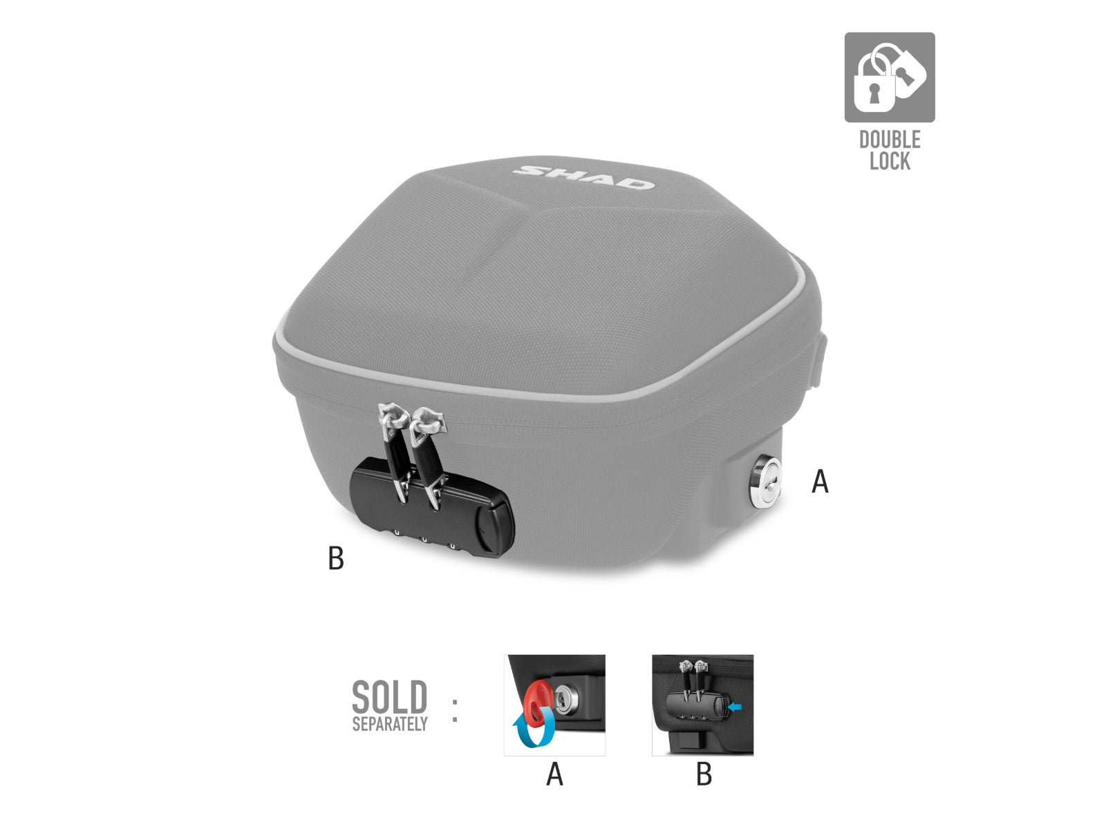 SHAD E02 Click System Tank Bag - 3 Litres
