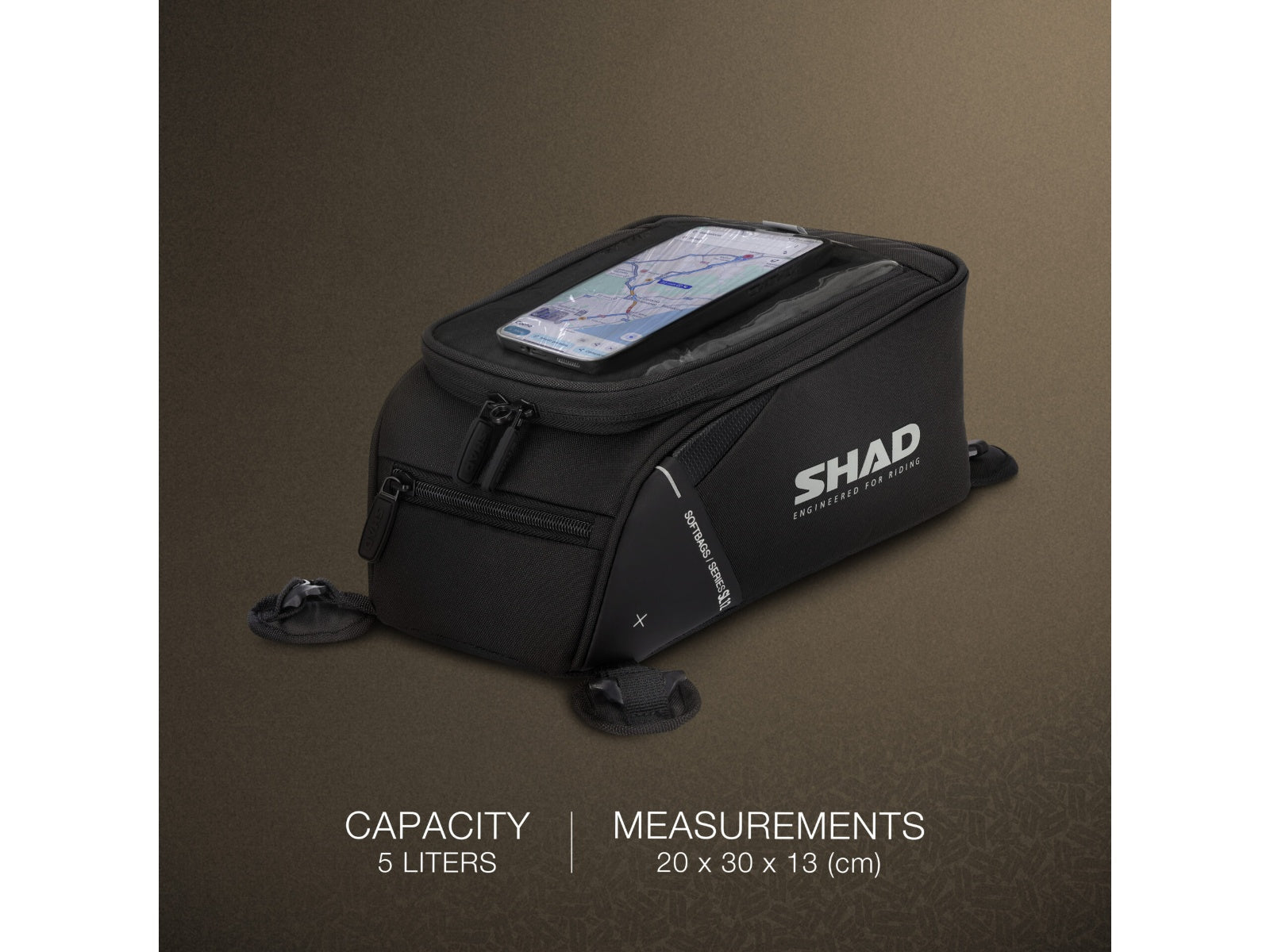 SHAD SL12M Magnetic Tank Bag - 4 Litres