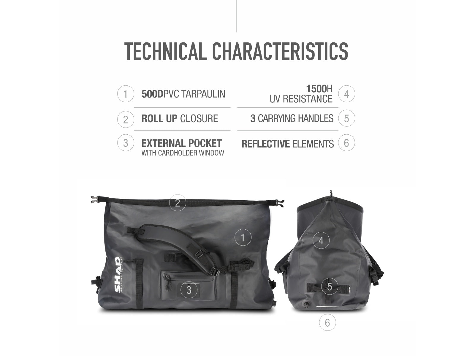 SHAD SW80 Duffle Bag - 80 Litres