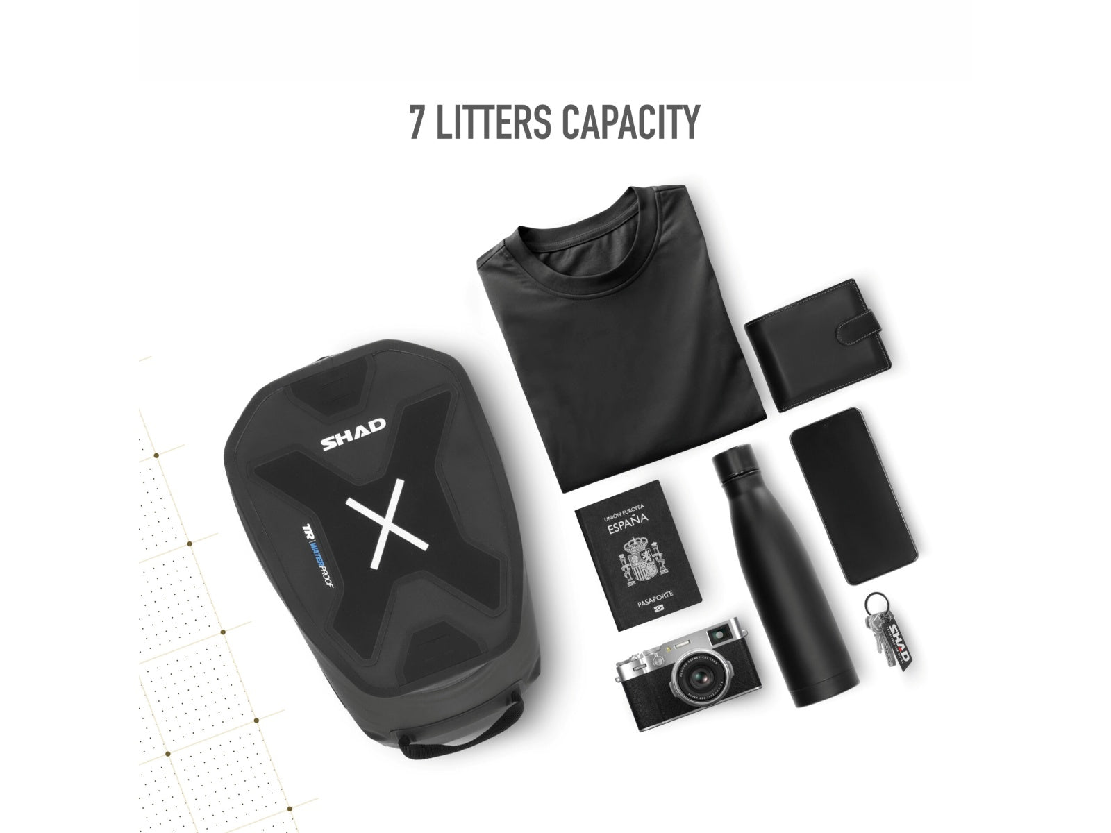 SHAD TR10 Click System Tank Bag - 7 Litres