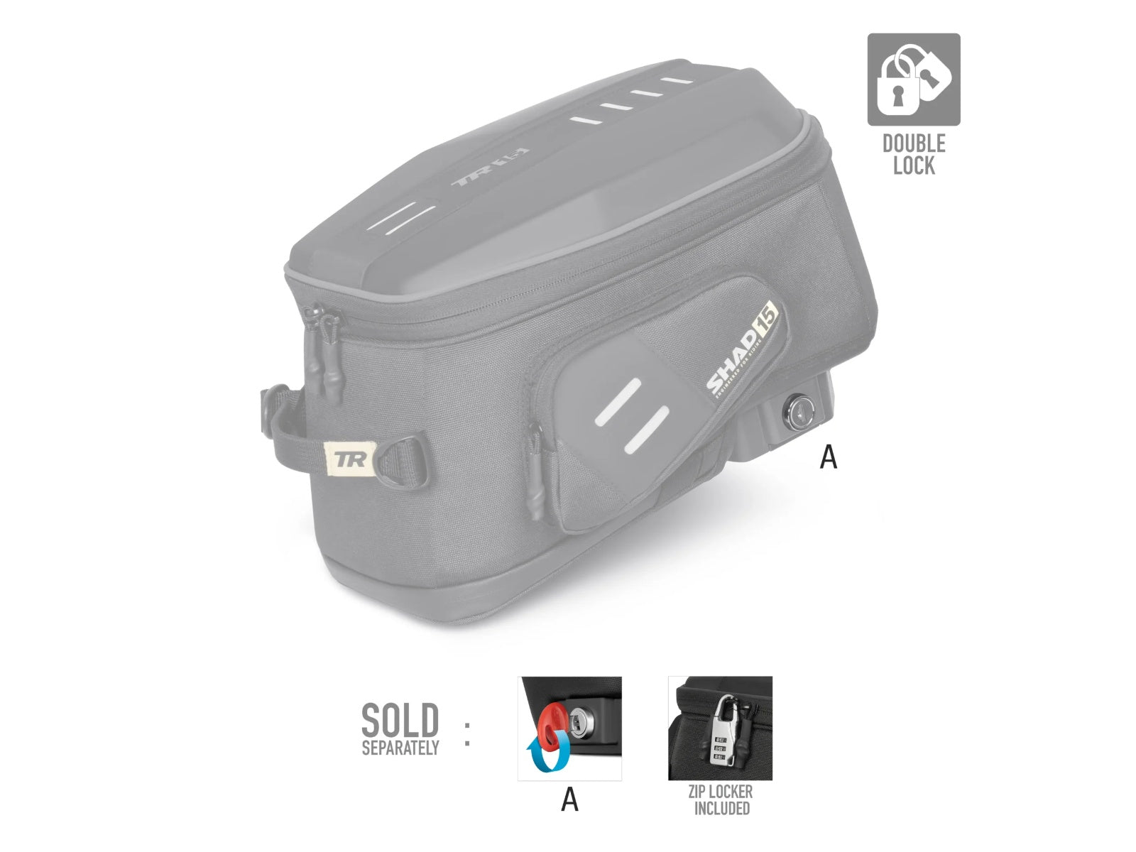 SHAD TR15 Click System Tank Bag - 13 Litres