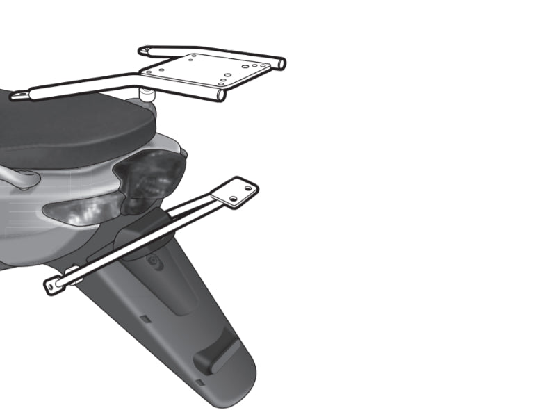 SHAD Top Box Rack for Yamaha Neo's (08-26) Main image