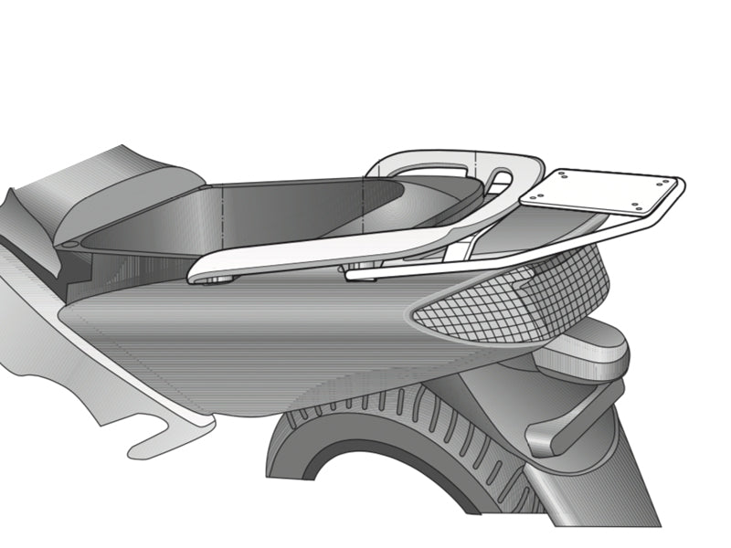 SHAD Top Box Rack for Yamaha TMAX 500 (01-07)