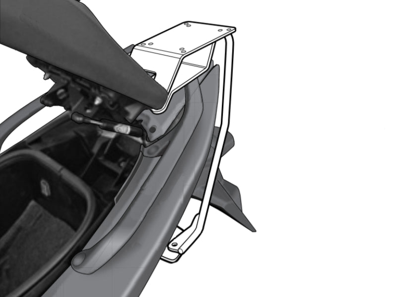 SHAD Top Box Rack for Yamaha TMAX 500 (08-12)