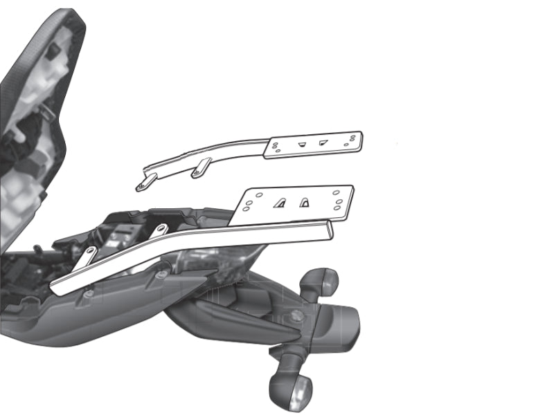 SHAD Top Box Rack for Yamaha XJ6 (09-16) Main image
