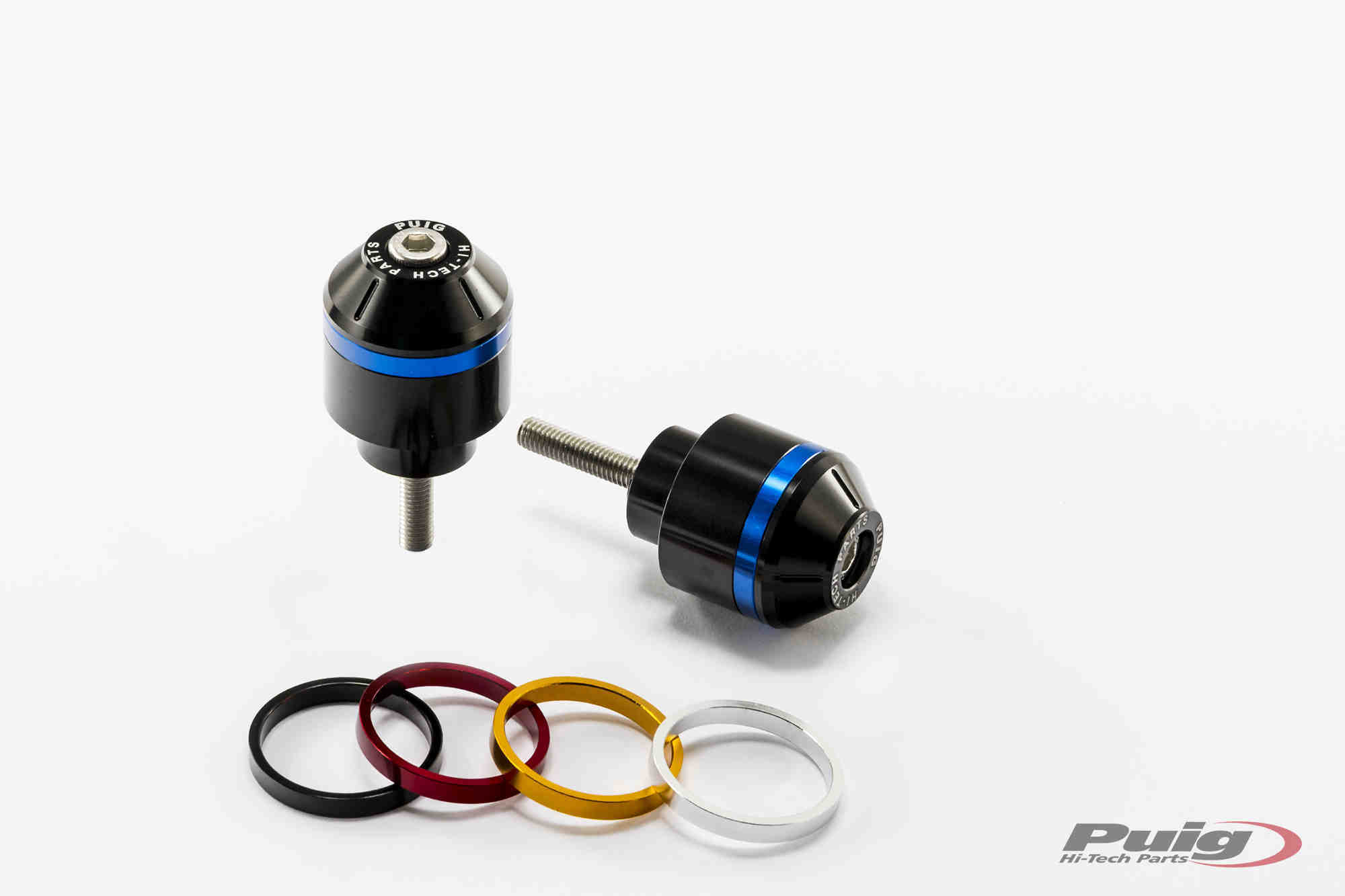 Puig Short Bar Ends With Inserts for Honda Forza 750 (21-24)