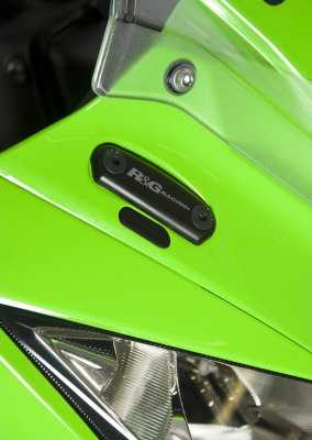 R&G Mirror Blanking Plates for Kawasaki Ninja ZX-10R (11-15)