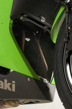 R&G Downpipe Grille Titanium for Kawasaki Ninja 250 (13-17)