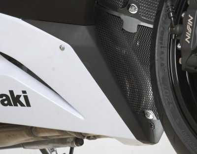 R&G Downpipe Grille Black for Kawasaki ZX6-R (12-18)