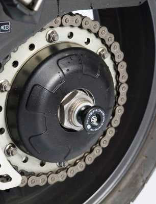 R&G Spindle Swingarm Protectors for Triumph T595 (97-06)