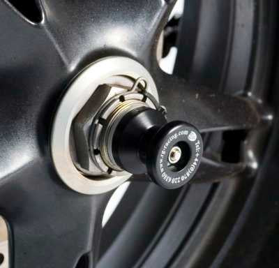 R&G Spindle Swingarm Protectors for Triumph T595 (97-06)
