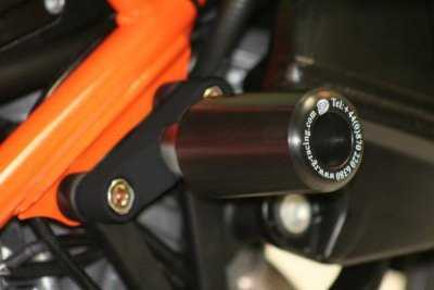 R&G Classic Frame Sliders (Upper Mount) for KTM 990 SMT (08) Secondary image