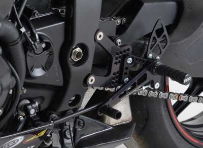 R&G Adjustable Rearsets for Kawasaki ZX6-R (05-17)