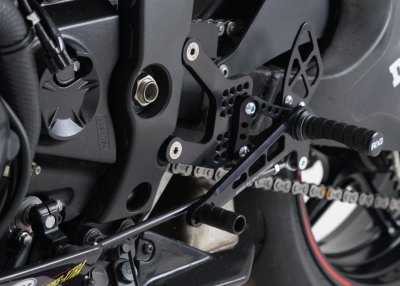 R&G Adjustable Rearsets for Kawasaki ZX6-R (05-17)