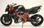 R&G Classic Frame Sliders Orange for KTM 990 Supermoto (08)