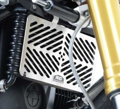 R&G Oil Cooler Guard Stainless Steel for BMW R nineT (14-18)