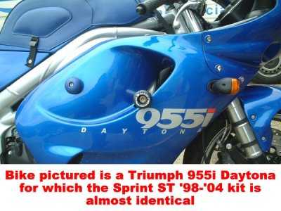 R&G Classic Frame Sliders for Triumph Tiger 955 (00-06)