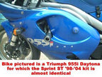 R&G Classic Frame Sliders for Triumph Tiger 955 (00-06)