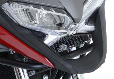 R&G Oil Cooler Guard Titanium for Honda Crossrunner (15-18)
