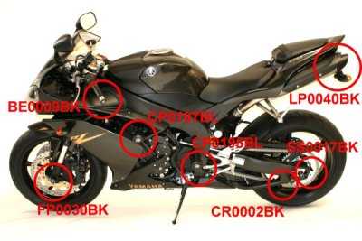 R&G Aero Frame Sliders for Yamaha R1 (07-13)