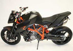 R&G Swingarm Protectors Black for KTM 990 Supermoto (08)